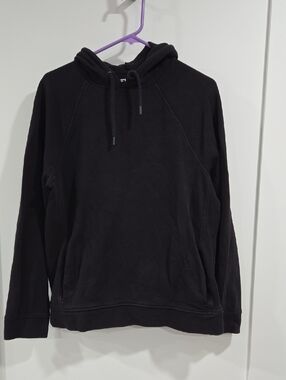 Men's Black Crewneck Hoodie Sweater